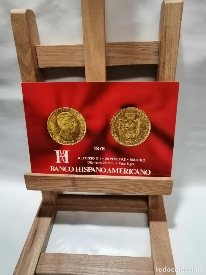 Postkarten: POSTAL BANCO HISPANO AMERICANO REVERSO PUBLICIDAD MONEDA