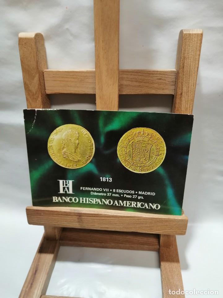 Postkarten: POSTAL BANCO HISPANO AMERICANO REVERSO PUBLICIDAD MONEDA