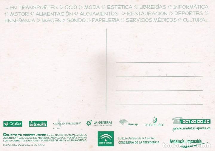 Postales: POSTAL CARNET JOVEN. ANDALUCIA - Foto 2