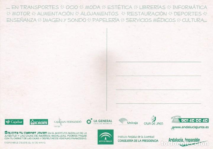 Postales: POSTAL CARNET JOVEN. ANDALUCIA - Foto 2
