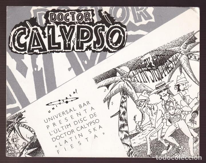 Cartes Postales: Barcelona. *Universal Bar - Doctor Calipso* Postal-Invitaci&oacute;n. Meds: 117x 151 mms. Nueva.