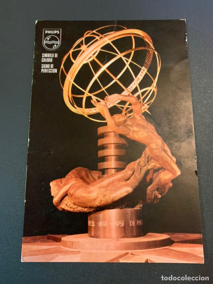 Postales: Postal. PUBLICIDAD PHILIPS. Escrita 1964. - Foto 1