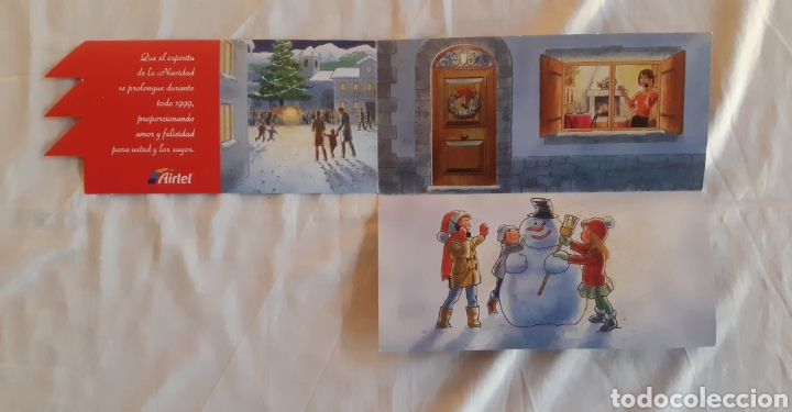 Postales: (Sevilla) Postal AIRTEL Navidad 1999 - Foto 2