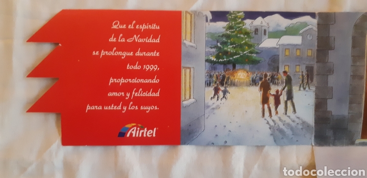 Postales: (Sevilla) Postal AIRTEL Navidad 1999 - Foto 1
