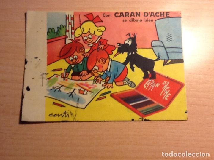 Postales: Postal papel secante Caran dAche - Foto 1