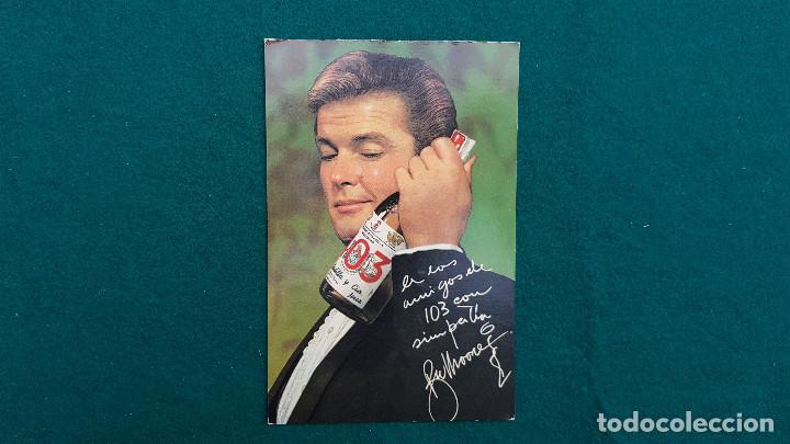 Postales: POSTAL PUBLICIDAD BRANDY 103 - ROGER MOORE - Foto 1