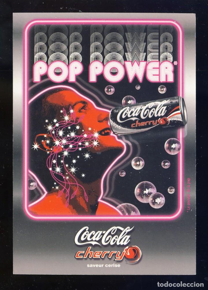 Postales: Postal publicitaria: Coca Cola Cherry Pop Power - Foto 1