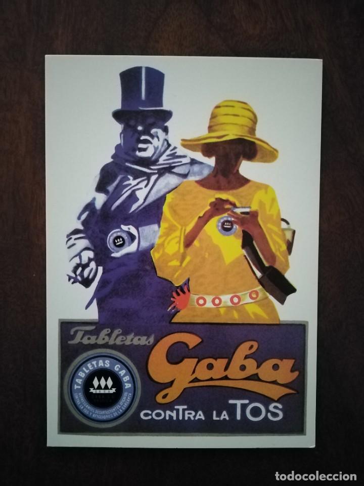 Postales: Tabletas Gaba contra la Tos. AM3300. - Foto 1