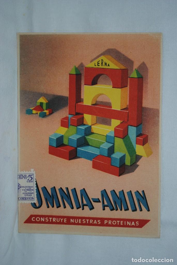 Postkarten: POSTAL DE MEDICINA , OMNIA - AMIN .