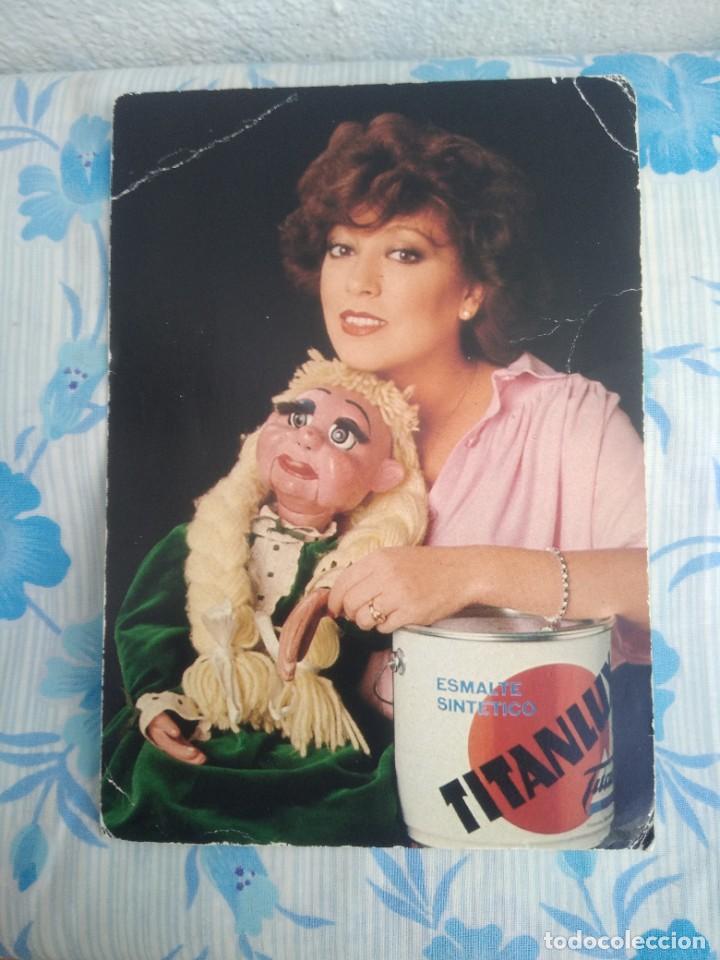 Postal titanlux maricarmen y sus mu&ntilde;ecos, 1978