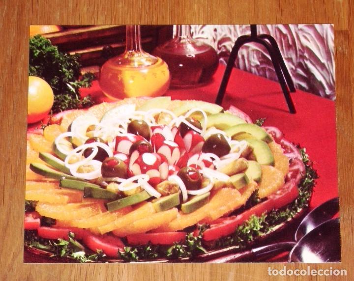 Cartoline: POSTAL. ENSALADA AMERICANA. Aceite de Oliva / Instituto para la Propaganda Exterior de los Productos