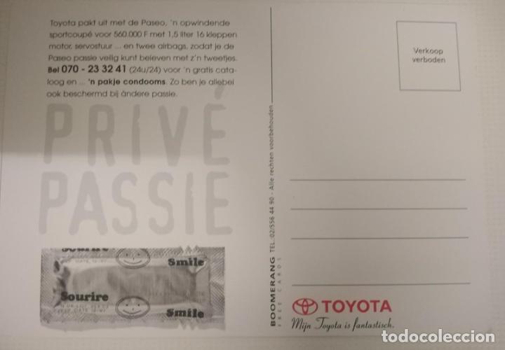Postales: POSTAL PUBLICITARIA TOYOTA - Foto 2