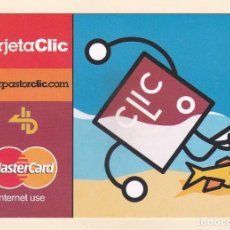 Postales: POSTAL BANCO PASTOR 2001. TARJETA CLIC. MASTER CARD - POSTALFREE. Lote 254629280