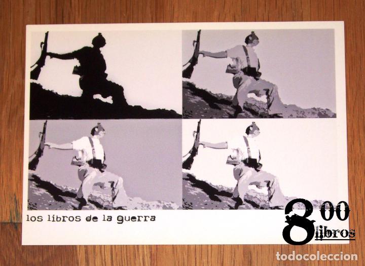 Cartoline: POSTAL. LOS LIBROS DE LA GUERRA : Exposici&oacute;n bibliogr&aacute;fica... Librer&iacute;a El Laberinto