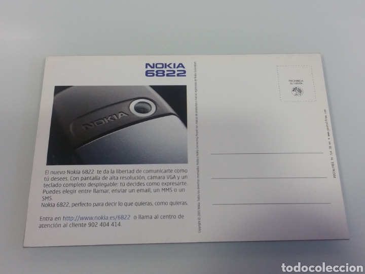 Postales: Postal Nokia 6822 - Foto 4