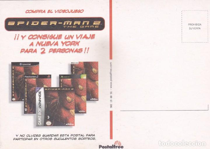 Postales: POSTAL SPIDER-MAN 2. THE GAME. SPIDERMAN - Foto 2