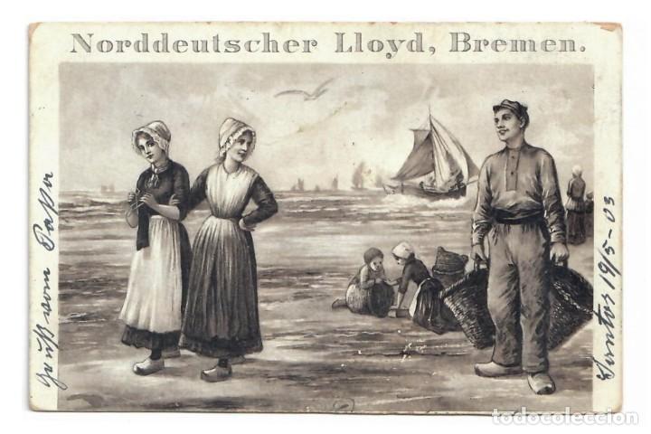 Postales: NORDDEUTSCHER LLOYD &diams; BREMEN &diams; 1903 - Foto 1