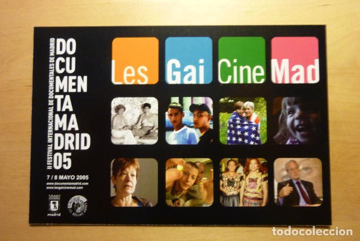 Postkarten: Tarjeta postal Lesgaicinemad Les Gai Cine Mad Documenta Madrid 05 Festival LGTBI Fundaci&oacute;n Tri&aacute;ngulo