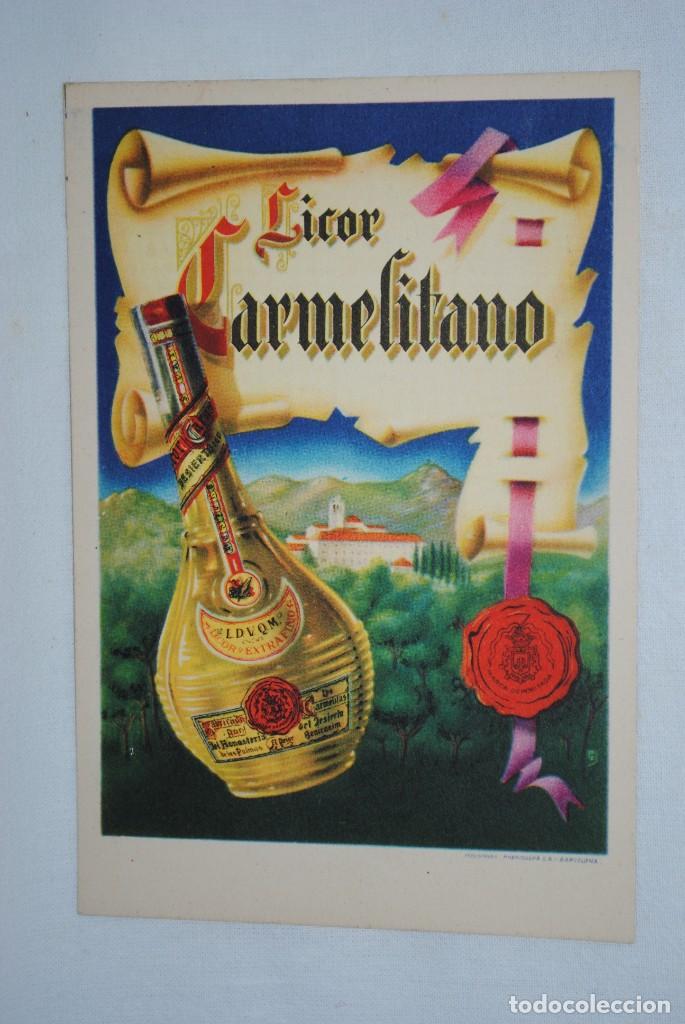 Postales: POSTAL DEL RICO LICOR CARMELITANO ,