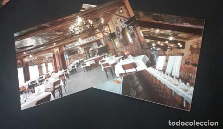 Postales: Dos postales del restaurante La Mina de Aranjuez, años 80, sin usar - Foto 1 - 266741168