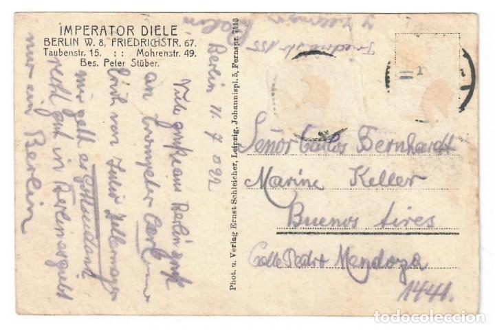 Postales: DEUTSCHLAND &diams; BERLIN &diams; IMPERATOR-DIELE &diams; 1913 - Foto 2