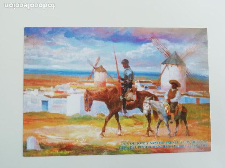 Postkarten: Postal 30&ordf; Semana Nacional de Zarzuela La Solana 2013 Don Quijote y Sancho Isidro Antequera