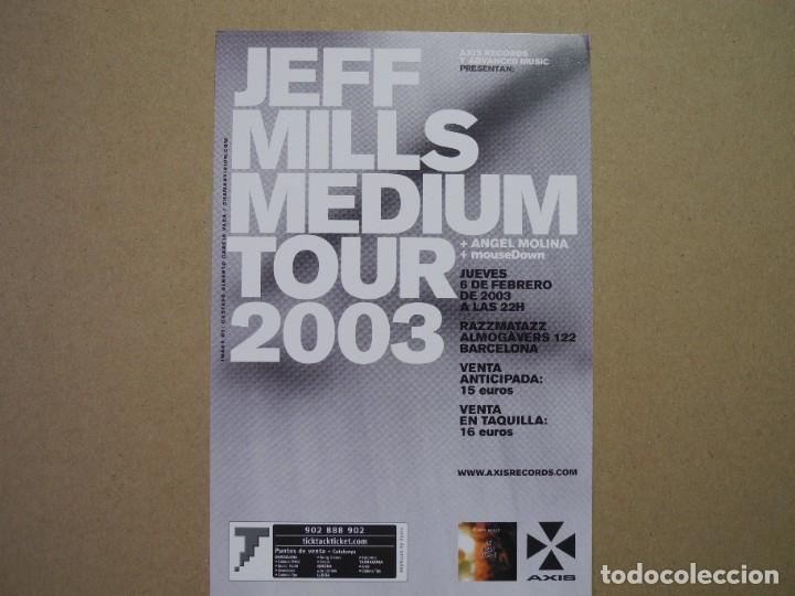 Postales: Publicidad: Jeff Mills Medium Tour 2003 - Foto 1