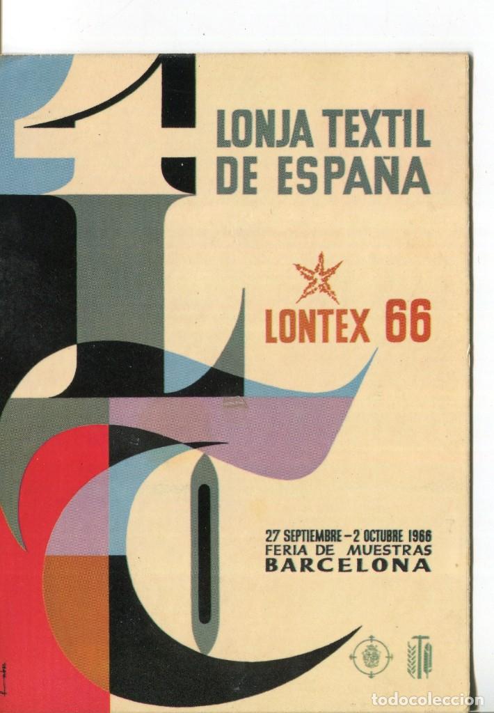 Postales: BARCELONA-LONJA TEXTIL DE ESPA&Ntilde;A A&Ntilde;O 1966 - Foto 1