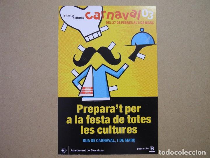 Postales: Publicidad: Carnaval 03 Barcelona - Foto 1