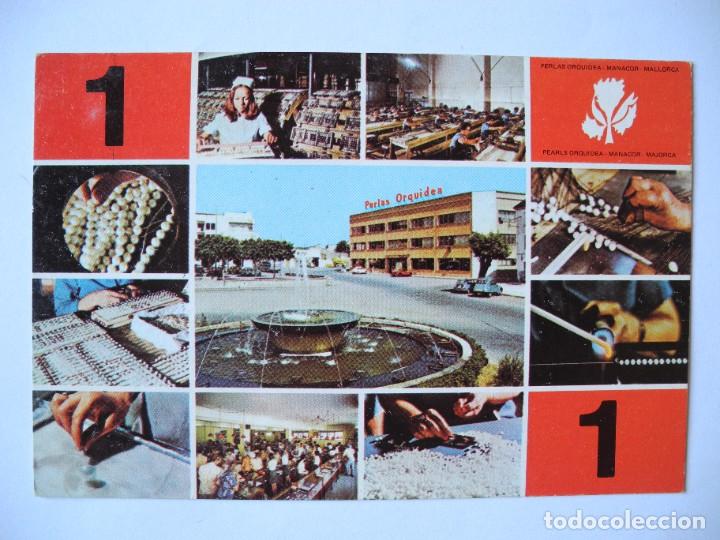 Postales: Publicidad: Perlas Orquidea. Manacor. Mallorca.