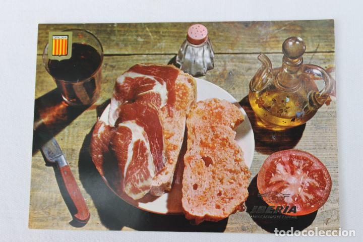 Postales: POSTAL COLECCION IBERIA PLATOS TIPICOS PAN CON TOMATE Y JAMON