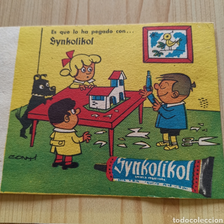 Postales: Postal de Synkolikol, goma de enganchar. - Foto 3