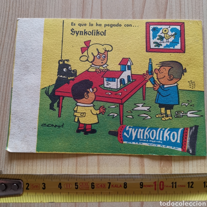 Postales: Postal de Synkolikol, goma de enganchar. - Foto 1