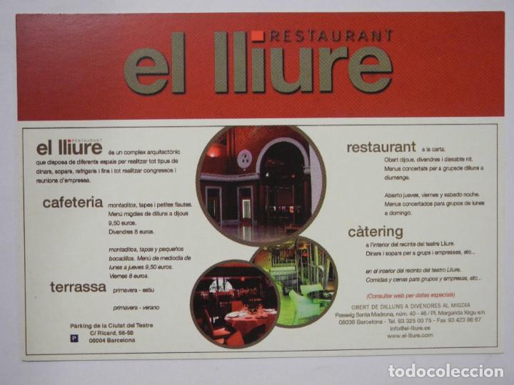 Publicidad: el lliure Restaurant