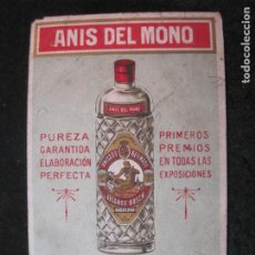 Postales: ANIS DEL MONO-REYES DE ESPAÑA-PUBLICIDAD ANTIGUA-(83.590)