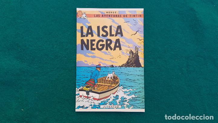 Postales: POSTAL PUBLICIDAD TINTIN - LA ISLA NEGRA