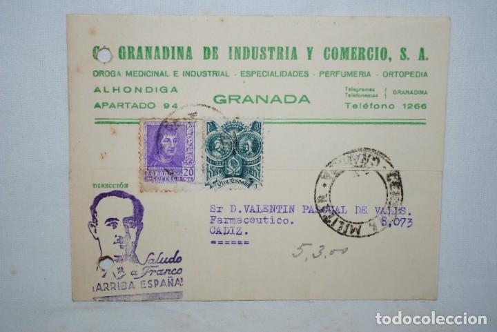 Postcards: GRANADINA DE INDUSTRIA Y COMERCIO .