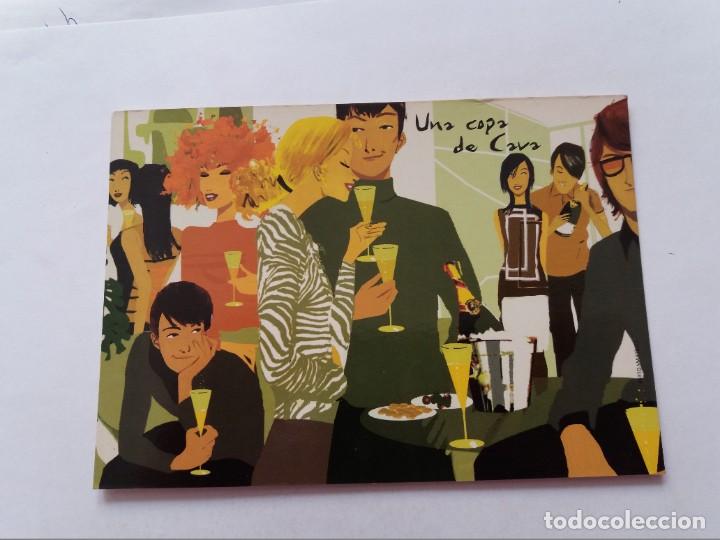 Postales: POSTAL PUBLICITARIA - CAVA - LA COPA DIFERENTE - Foto 1
