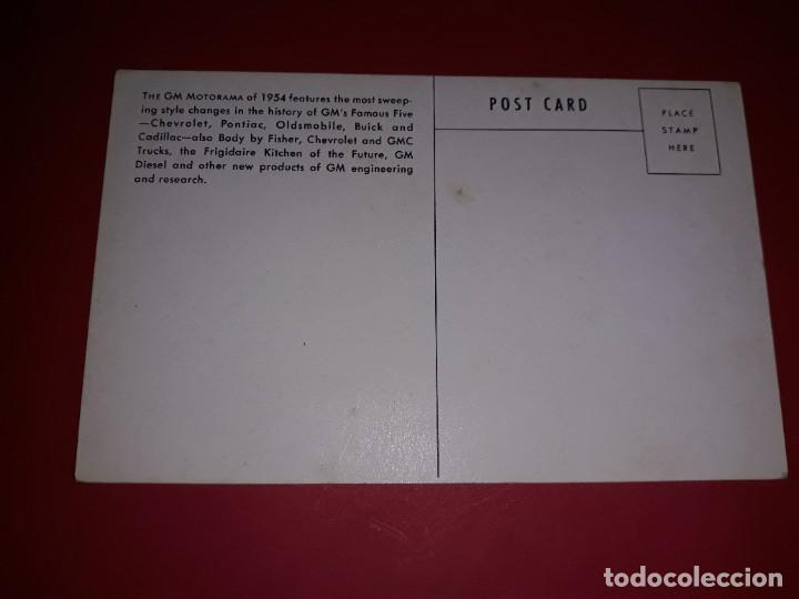 Postales: Antigua Postal Publicitaria Show Dates GM Motorama 1954 - Foto 2 - 295711883