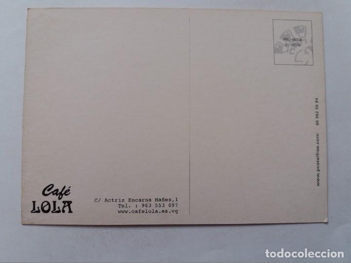 Postales: POSTAL PUBLICITARIA - CAFE LOLA - Foto 2