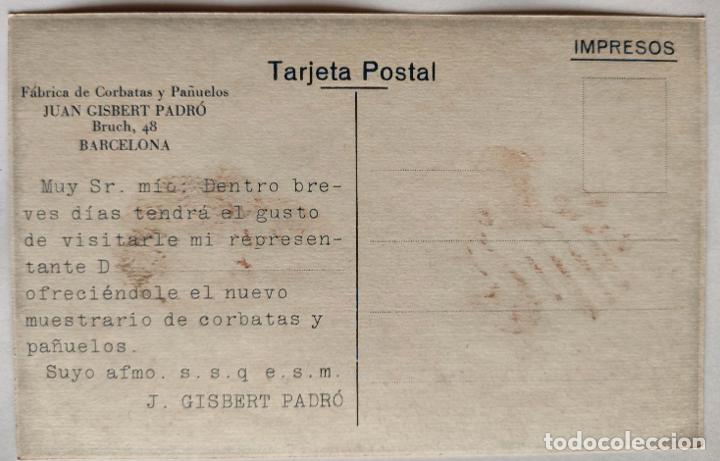 Postales: BARCELONA ORPLID PUBICIDAD DE CORBATAS - Foto 2