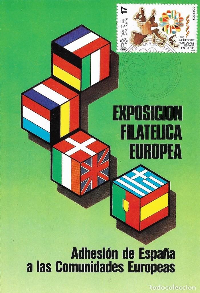 Cartes Postales: Postal publicitaria cinta sonica &rdquo;EXPOSICI&Oacute;N FILATELICA EUROPEA&rdquo;