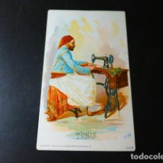 Postales: TUNEZ MAQUINA DE COSER SINGER TARJETA PUBLICITARIA 1892. Lote 301213703