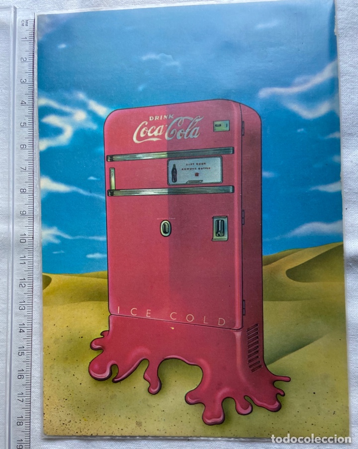 Postcards: C-13 Tajeta Cocacola vintage. Impresa en Inglaterra.