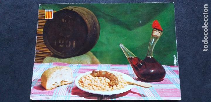 Postkarten: ALIMENTOS DE ESPA&Ntilde;A-V19-PLATOS TIPICOS-SECAS Y BUTIFARRA
