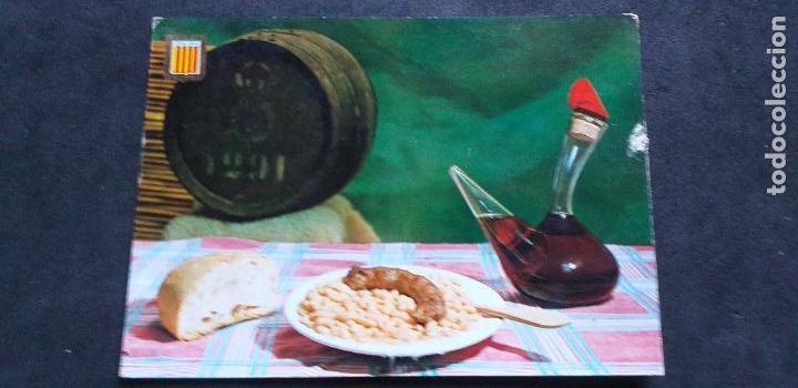 Postkarten: ALIMENTOS DE ESPA&Ntilde;A-V19-PLATOS TIPICOS-SECAS Y BUTIFARRA.