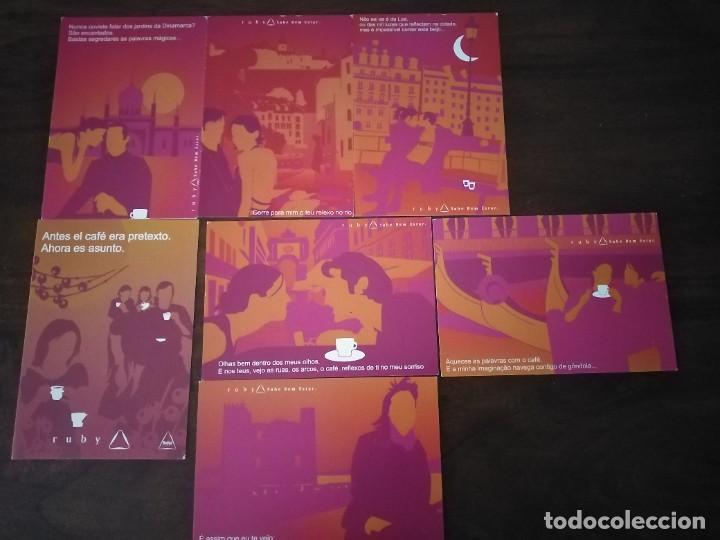 Postales: Lote de 7 postales de Caf&eacute;s Delta. Distintas. - Foto 1