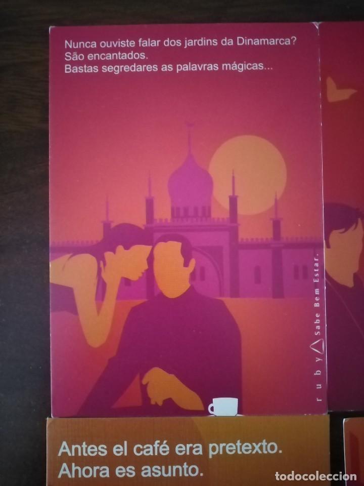 Postales: Lote de 7 postales de Caf&eacute;s Delta. Distintas. - Foto 2