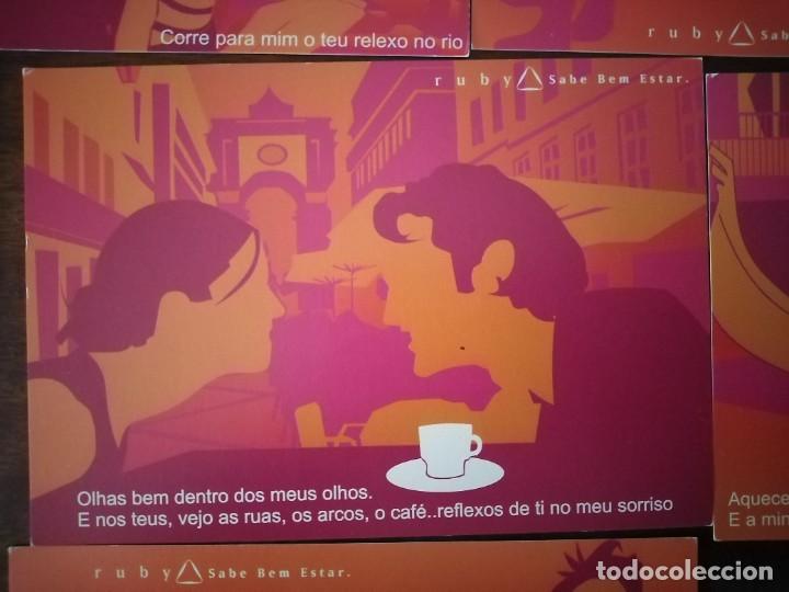 Postales: Lote de 7 postales de Caf&eacute;s Delta. Distintas. - Foto 6