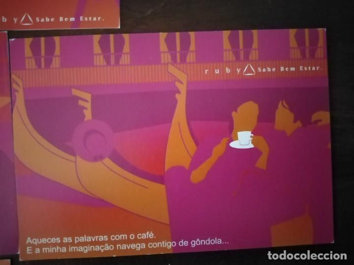 Postales: Lote de 7 postales de Caf&eacute;s Delta. Distintas. - Foto 7